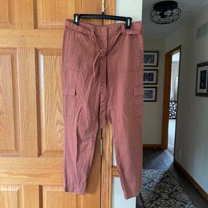 Loft Outlet Rust Joggers Pants Cargo sz S